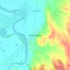 Первомайская topographic map, elevation, terrain