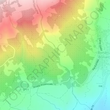 Sa Chea de Tzia Tolu topographic map, elevation, terrain