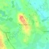 English Frankton topographic map, elevation, terrain