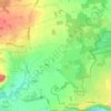 Aache topographic map, elevation, terrain