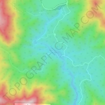Paige Bar topographic map, elevation, terrain