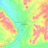 Mokopane topographic map, elevation, terrain