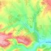 Fosbury topographic map, elevation, terrain