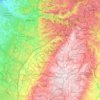 Surif topographic map, elevation, terrain