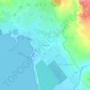 Portovesme topographic map, elevation, terrain