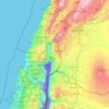 Golan Heights topographic map, elevation, terrain
