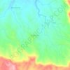 Mabunga topographic map, elevation, terrain