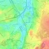 Shawsheen Village topographic map, elevation, terrain