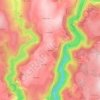 Bounan topographic map, elevation, terrain