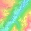 Schwendi im Weisstannental topographic map, elevation, terrain