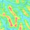 Bunamwaya topographic map, elevation, terrain