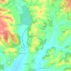 Ligure topographic map, elevation, terrain