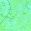 Hoogebiezen topographic map, elevation, terrain