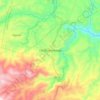 Chichicastenango topographic map, elevation, terrain