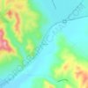 Cholame topographic map, elevation, terrain