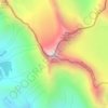 Mount Joffre topographic map, elevation, terrain