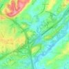 Cedar Crest topographic map, elevation, terrain