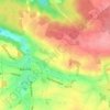 Planois topographic map, elevation, terrain