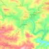 Phakamisa topographic map, elevation, terrain