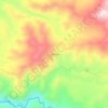 Chulica topographic map, elevation, terrain