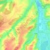 Le Pré Saucier topographic map, elevation, terrain