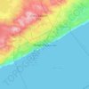 Mogadishu topographic map, elevation, terrain