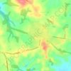 Nyora topographic map, elevation, terrain