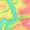 Neffe topographic map, elevation, terrain