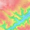 Balmondon topographic map, elevation, terrain