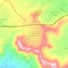 San Bernardino Chalchihuapan topographic map, elevation, terrain