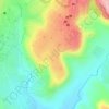 Gonder topographic map, elevation, terrain