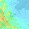 Langsa topographic map, elevation, terrain