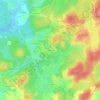 Bellevue topographic map, elevation, terrain