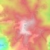 Alto de Garajonay topographic map, elevation, terrain