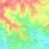 Le Moulin à Vent topographic map, elevation, terrain