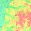 Southaven topographic map, elevation, terrain