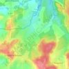 Les Gastineaux topographic map, elevation, terrain