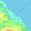 Karlsminde topographic map, elevation, terrain