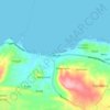 Paciran topographic map, elevation, terrain