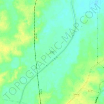 Sanfan topographic map, elevation, terrain