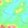 Kagobe topographic map, elevation, terrain