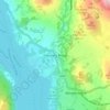 Troutbeck Bridge topographic map, elevation, terrain