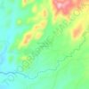 Rincón de las Palmas topographic map, elevation, terrain