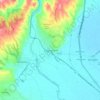 Polykastro topographic map, elevation, terrain