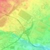 Fornaci topographic map, elevation, terrain
