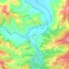 Praie topographic map, elevation, terrain