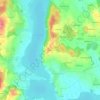 Bicheln topographic map, elevation, terrain
