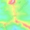 Vinicunca topographic map, elevation, terrain
