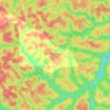 Bambama topographic map, elevation, terrain