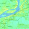 Razole topographic map, elevation, terrain